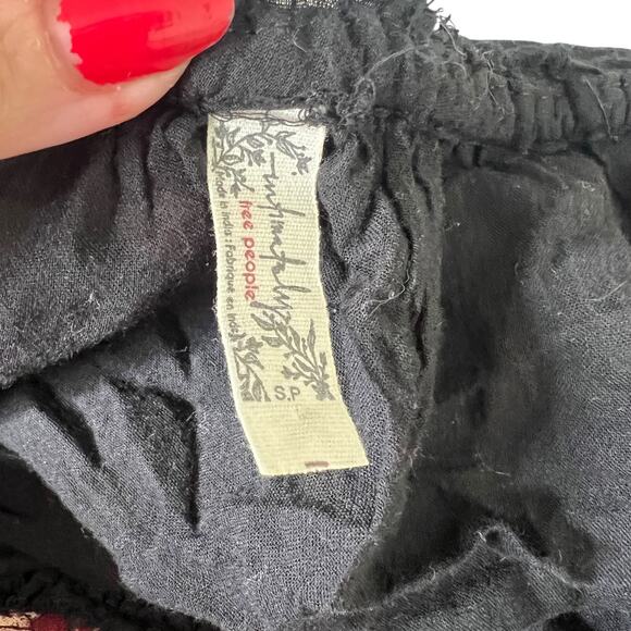 Intimately Free People Sundown Balloon Sleeve Semi-Sheer Bodysuit Black Small - Picture 5 of 6